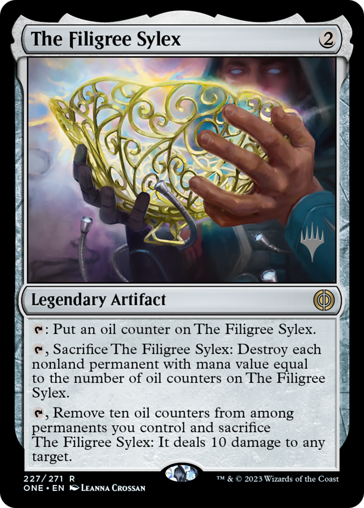 The Filigree Sylex (Promo Pack) [Phyrexia: All Will Be One Promos] | Magic Magpie