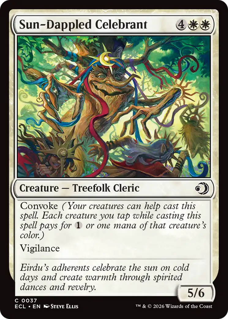 Sun-Dappled Celebrant [Lorwyn Eclipsed] | Magic Magpie