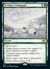 Verdant Command (Sketch) [Modern Horizons 2] | Magic Magpie