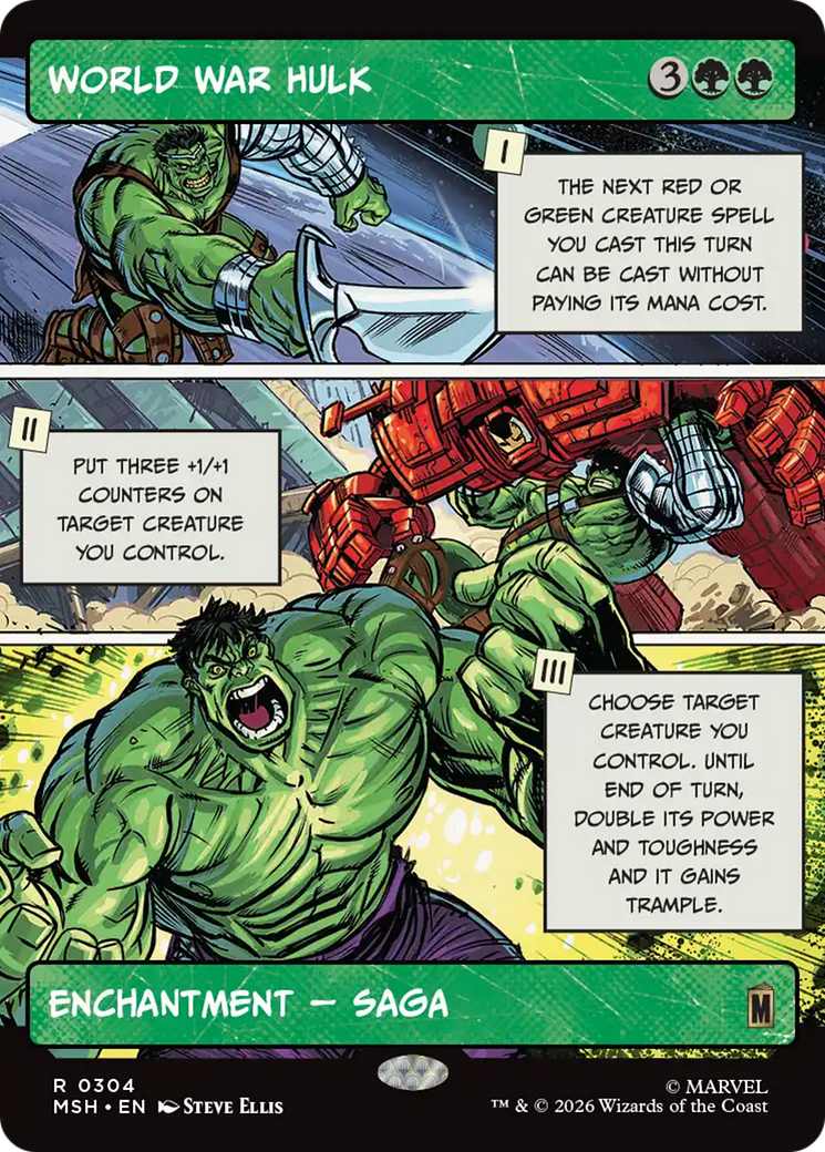 World War Hulk (Borderless) [Marvel Super Heroes] | Magic Magpie