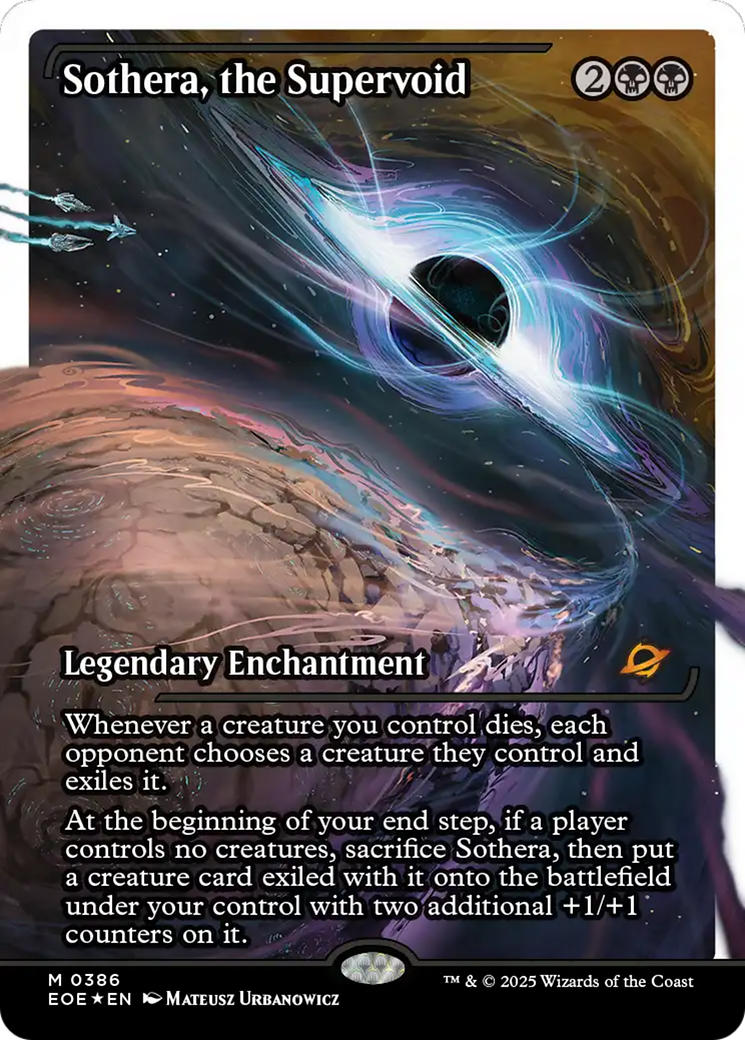 Sothera, the Supervoid (Fracture Foil) [Edge of Eternities] | Magic Magpie