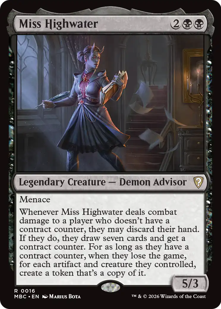 Miss Highwater [Mystery Booster: Commander Edition] | Magic Magpie