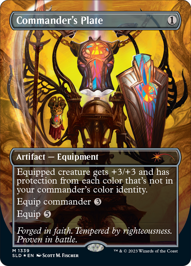 Commander's Plate [Secret Lair Drop Series] | Magic Magpie