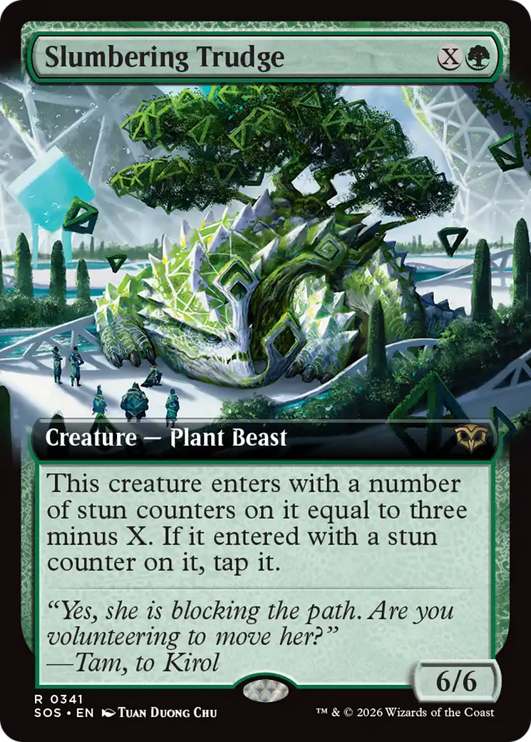 Slumbering Trudge (Extended Art) [Secrets of Strixhaven] | Magic Magpie
