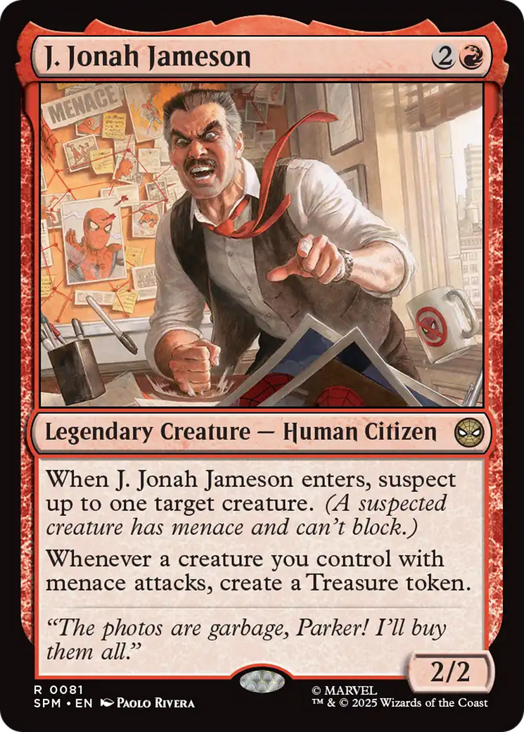 J. Jonah Jameson [Marvel's Spider-Man] | Magic Magpie