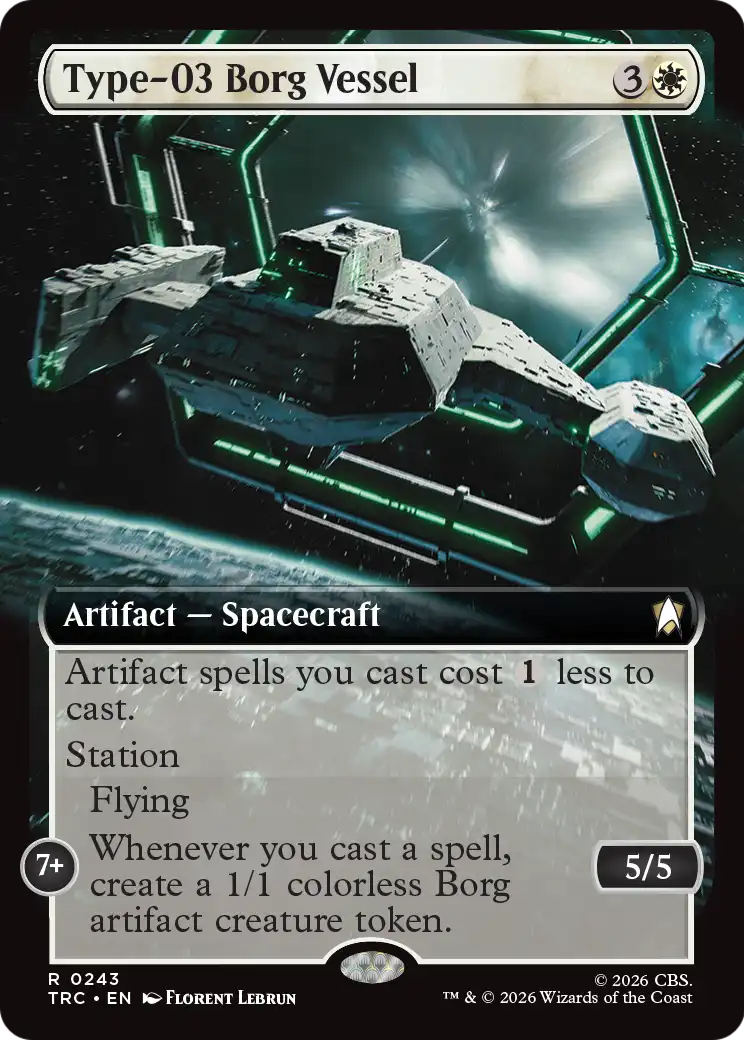 Type-03 Borg Vessel (Extended Art) [Star Trek Commander] | Magic Magpie