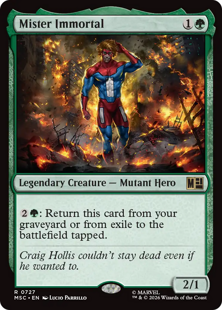 Mister Immortal [Marvel Super Heroes Commander] | Magic Magpie