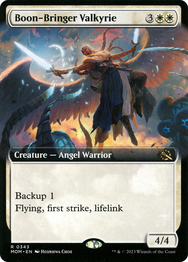 Boon-Bringer Valkyrie (Extended Art) [March of the Machine] | Magic Magpie