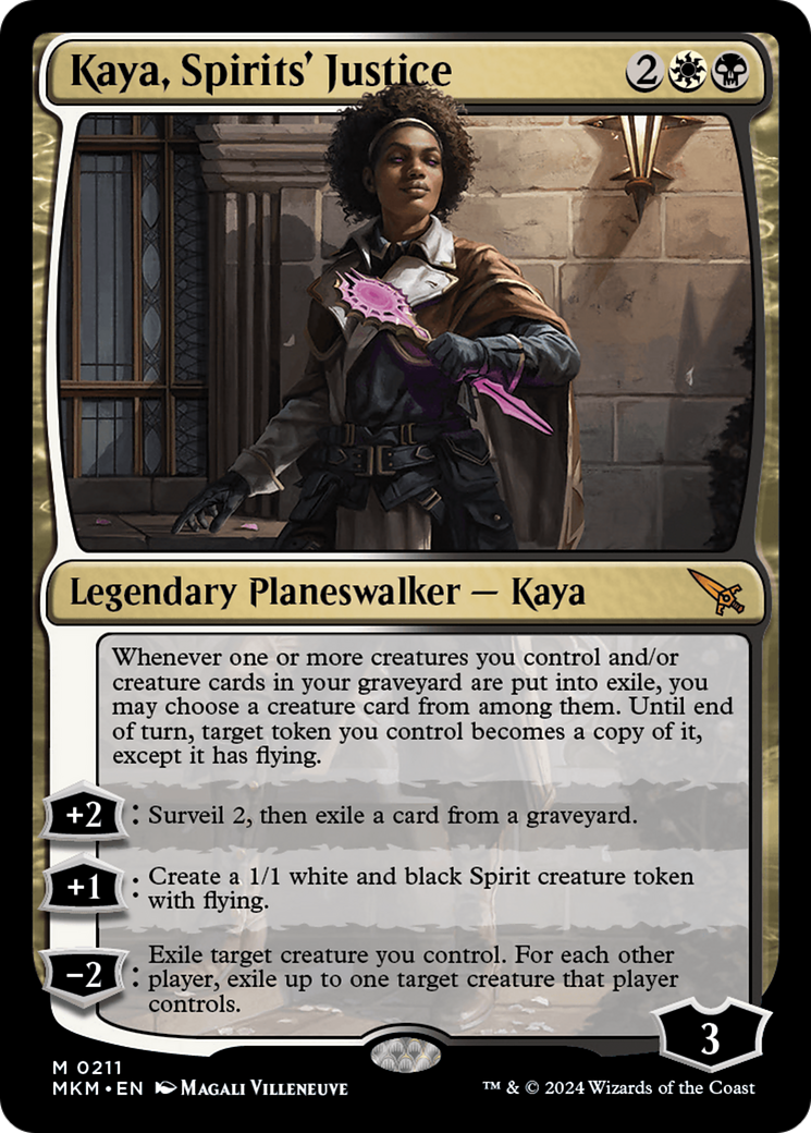 Kaya, Spirits' Justice [Murders at Karlov Manor] | Magic Magpie