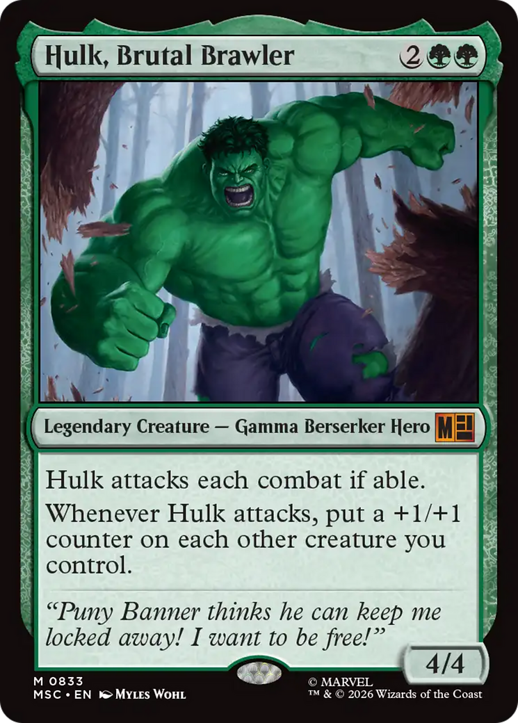 Hulk, Brutal Brawler [Marvel Super Heroes Commander] | Magic Magpie