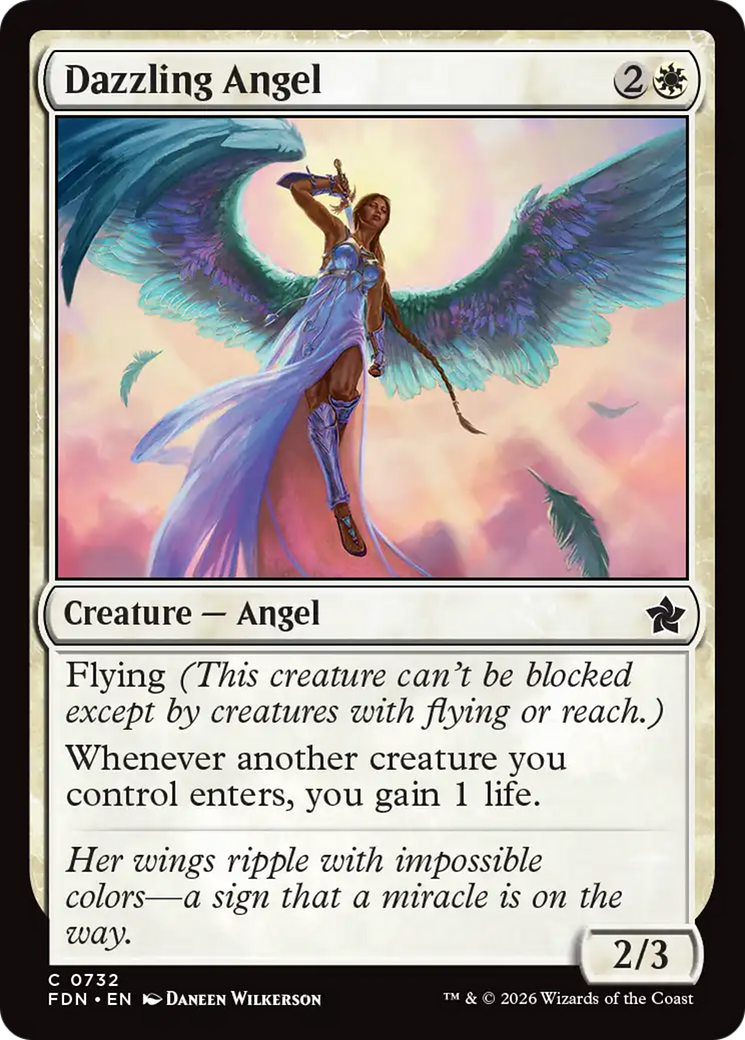 Dazzling Angel (0732) [Foundations] | Magic Magpie