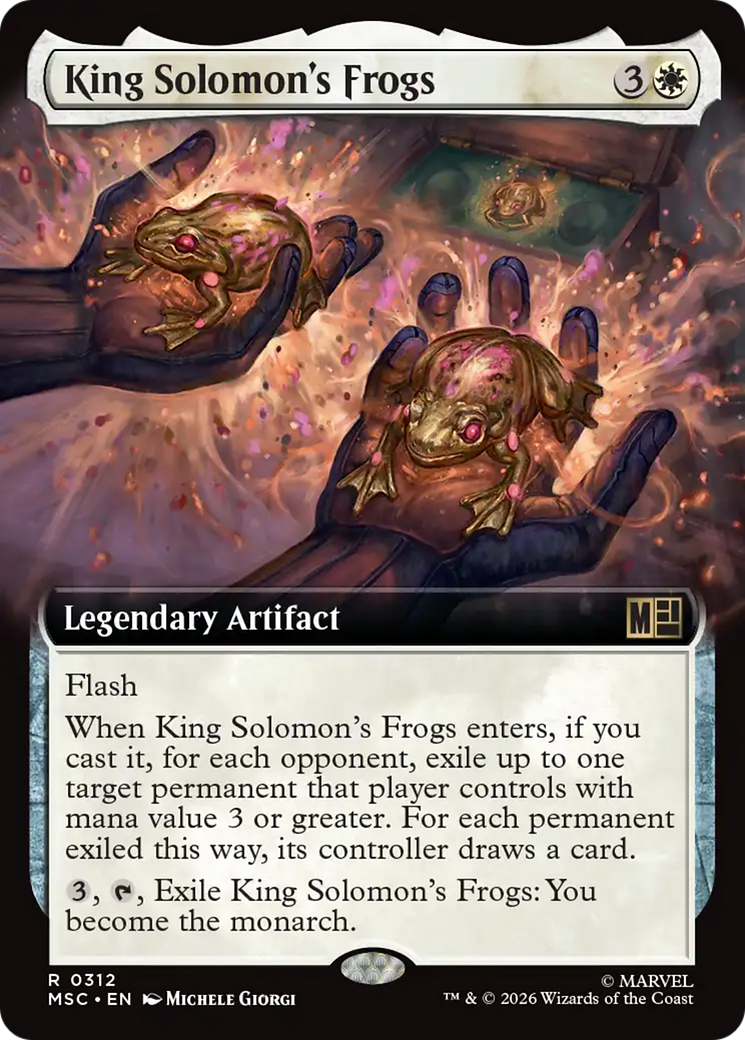 King Solomon's Frogs (Extended Art) [Marvel Super Heroes Commander] | Magic Magpie