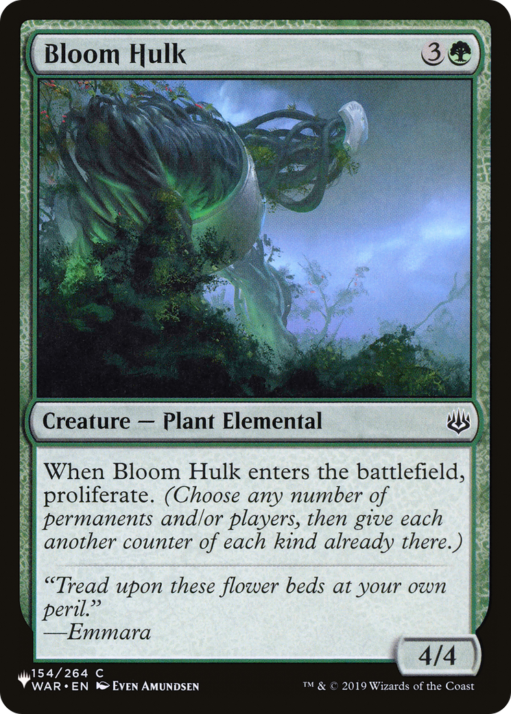 Bloom Hulk [The List Reprints] | Magic Magpie