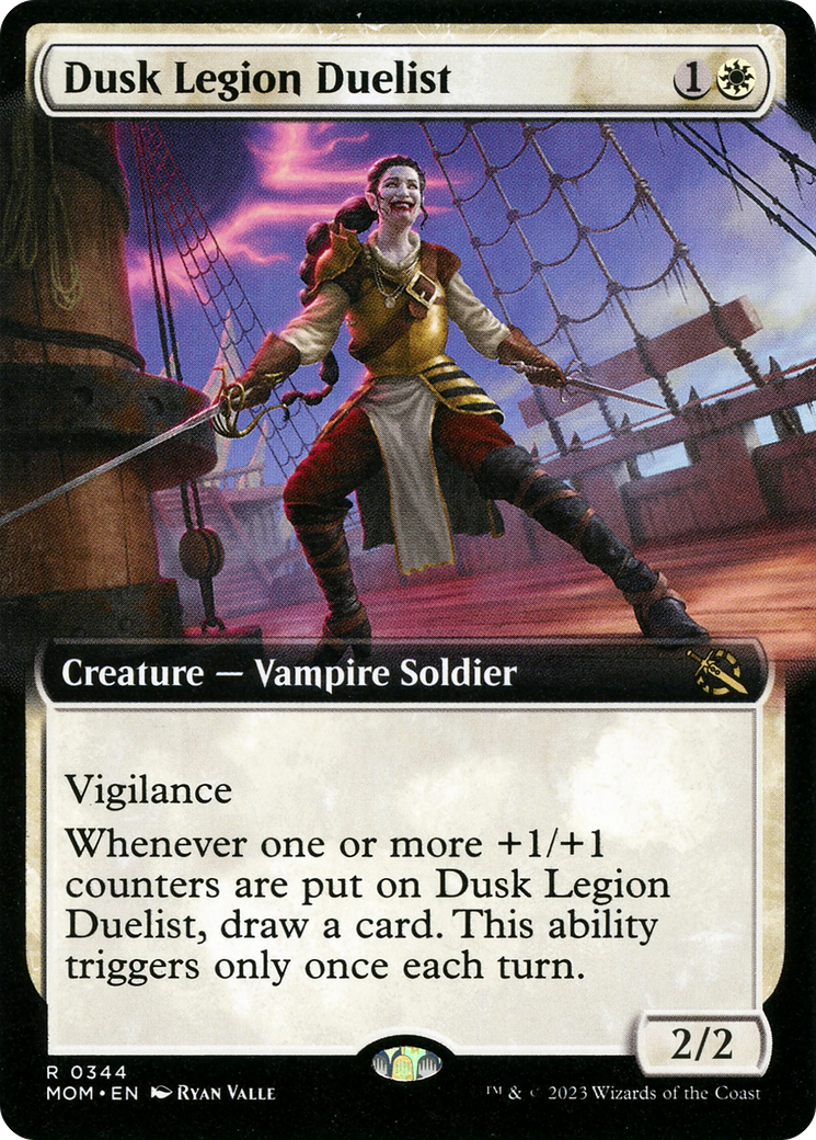 Dusk Legion Duelist (Extended Art) [March of the Machine] | Magic Magpie