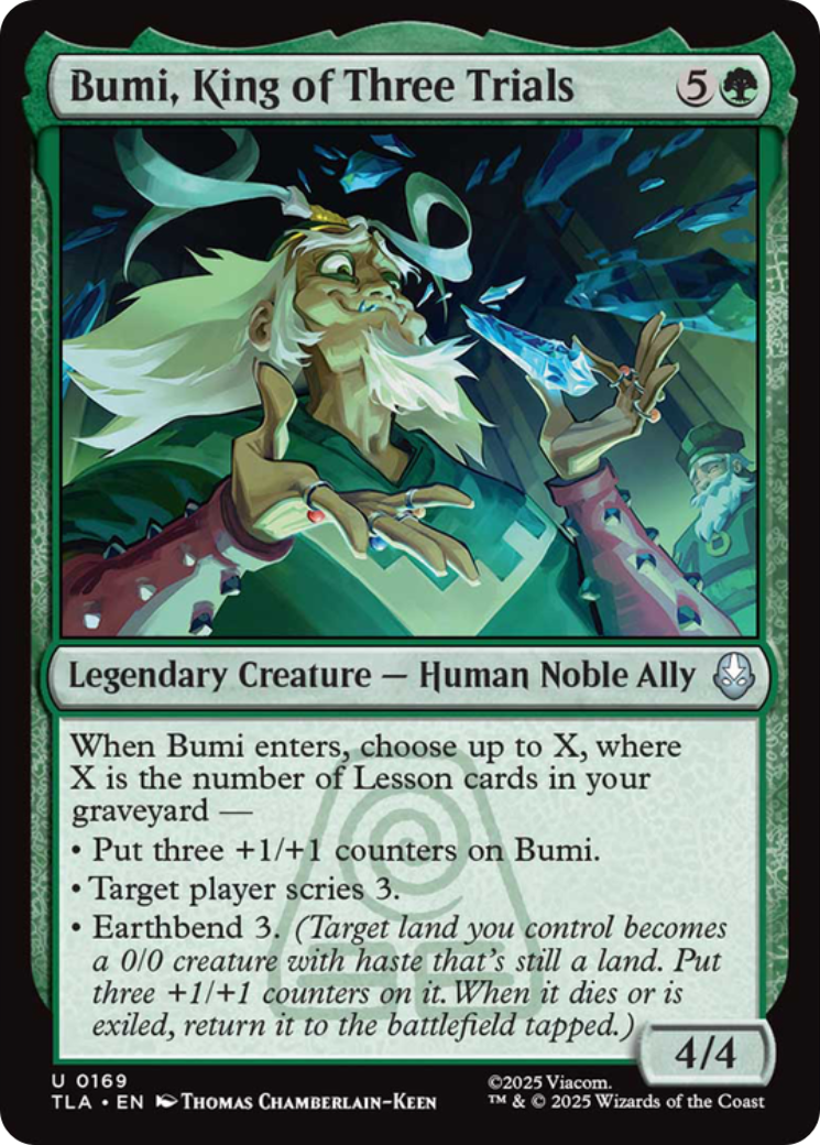 Bumi, King of Three Trials [Avatar: The Last Airbender] | Magic Magpie