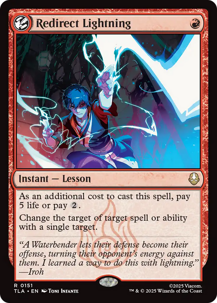 Redirect Lightning [Avatar: The Last Airbender] | Magic Magpie