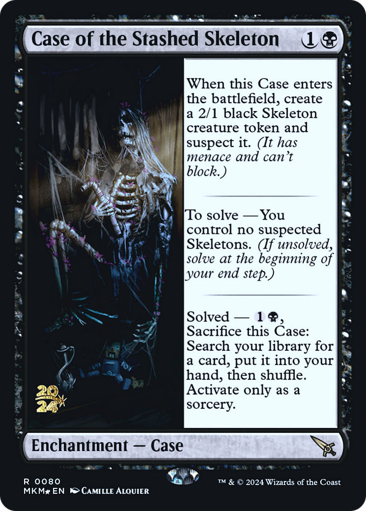 Case of the Stashed Skeleton [Murders at Karlov Manor Prerelease Promos] | Magic Magpie