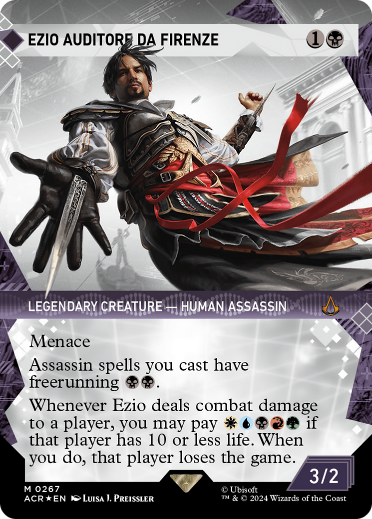 Ezio Auditore da Firenze (Showcase) (Textured Foil) [Assassin's Creed] | Magic Magpie