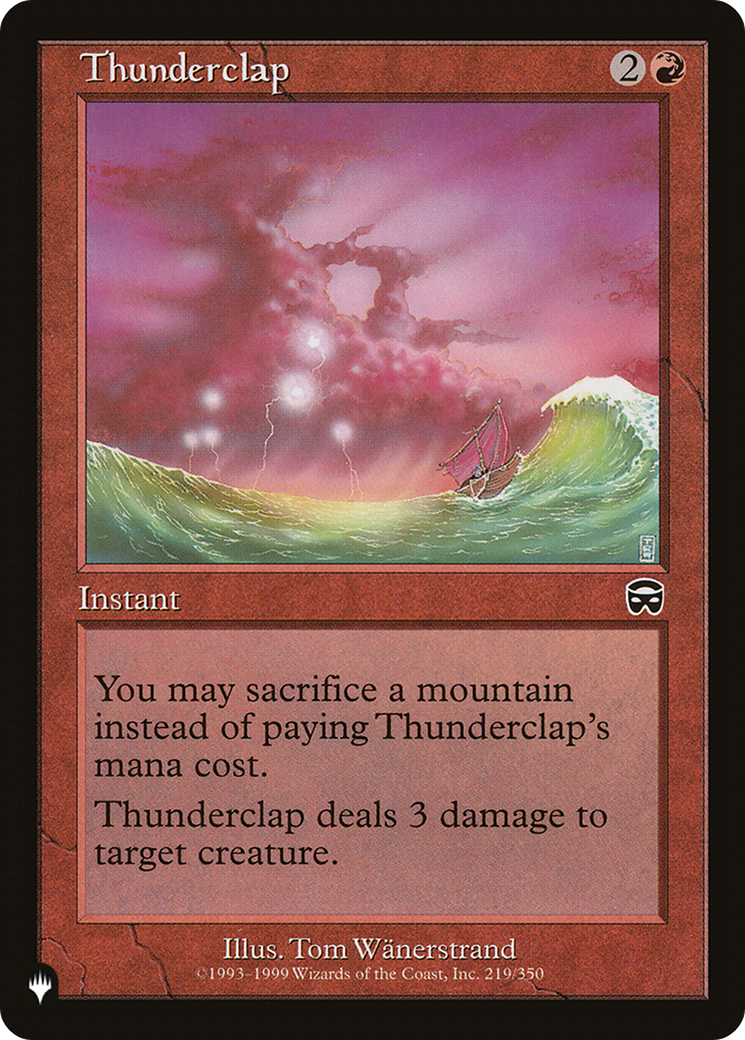 Thunderclap [The List Reprints] | Magic Magpie