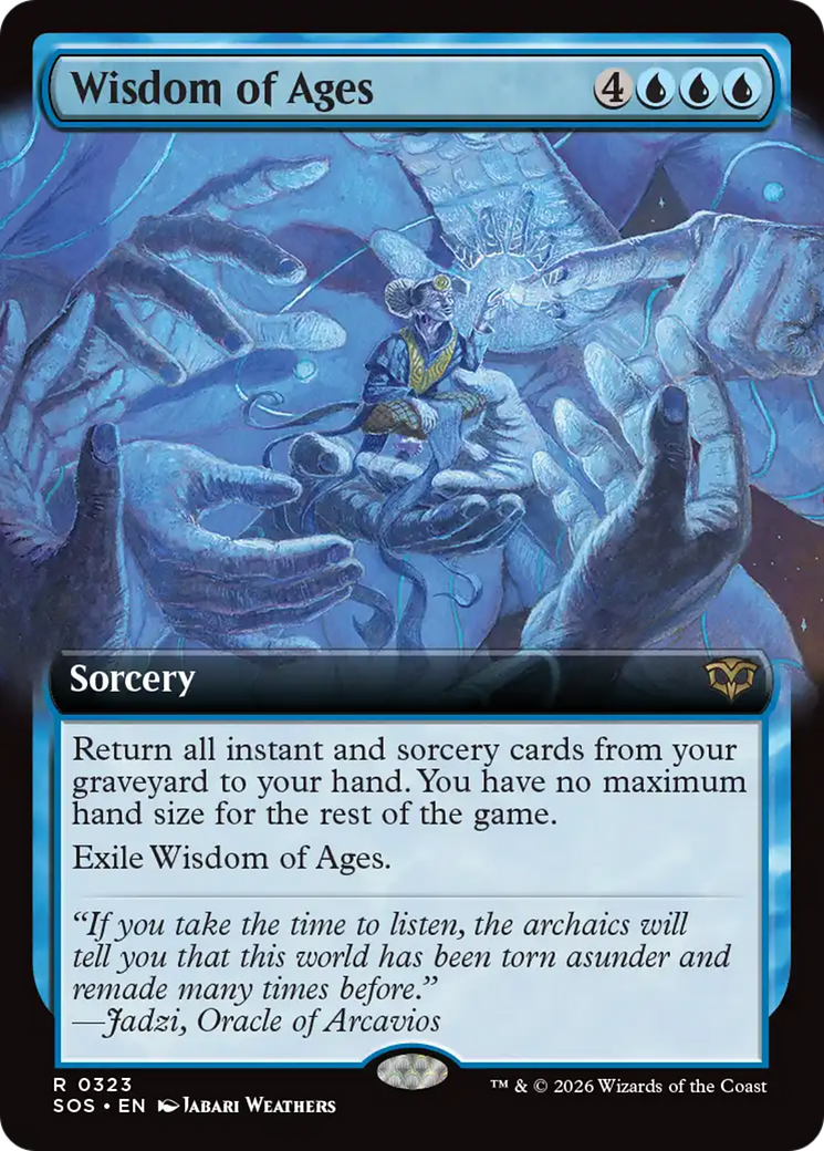 Wisdom of Ages (Extended Art) [Secrets of Strixhaven] | Magic Magpie