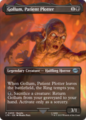 Gollum, Patient Plotter (Borderless Alternate Art) [The Lord of the Rings: Tales of Middle-Earth] | Magic Magpie