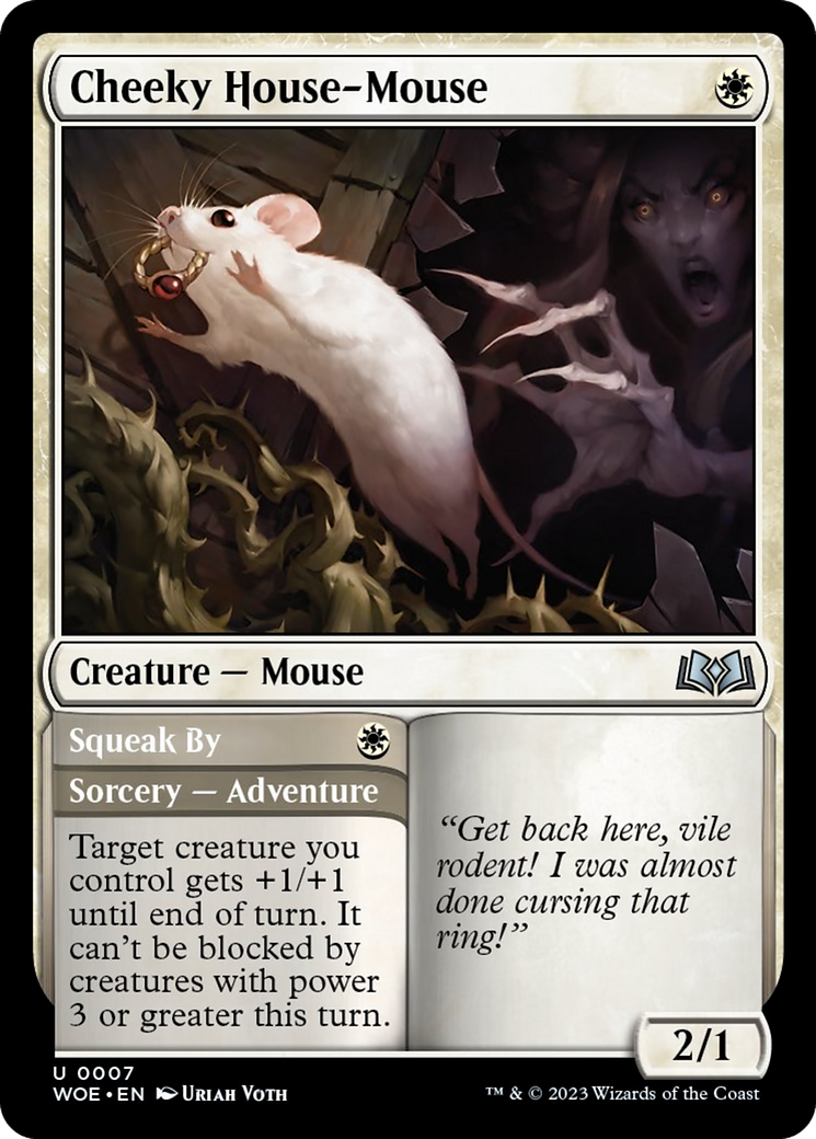 Cheeky House-Mouse [Wilds of Eldraine] | Magic Magpie