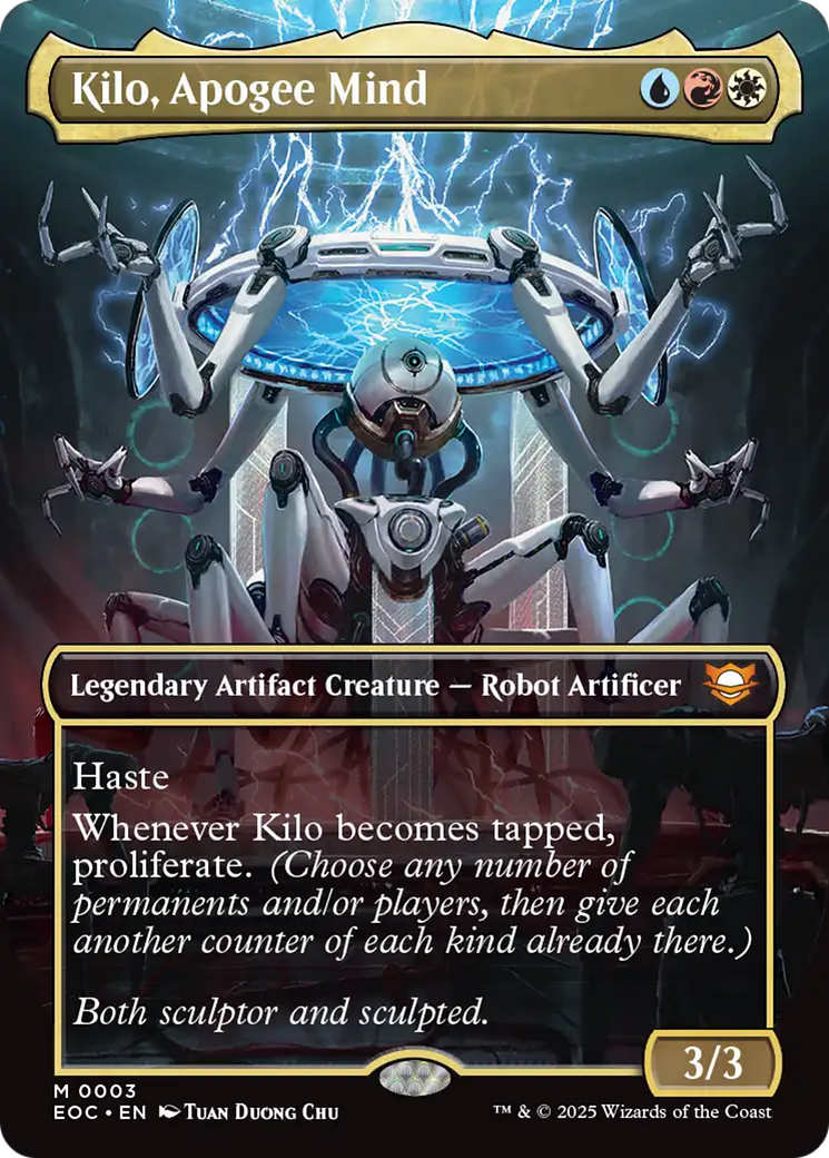 Kilo, Apogee Mind (Borderless) [Edge of Eternities Commander] | Magic Magpie