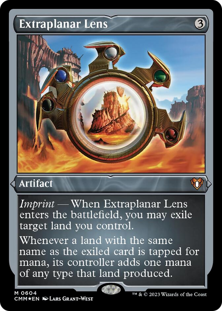 Extraplanar Lens (Foil Etched) [Commander Masters] | Magic Magpie
