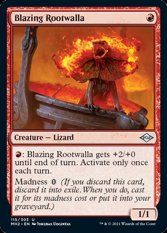 Blazing Rootwalla [Modern Horizons 2] | Magic Magpie