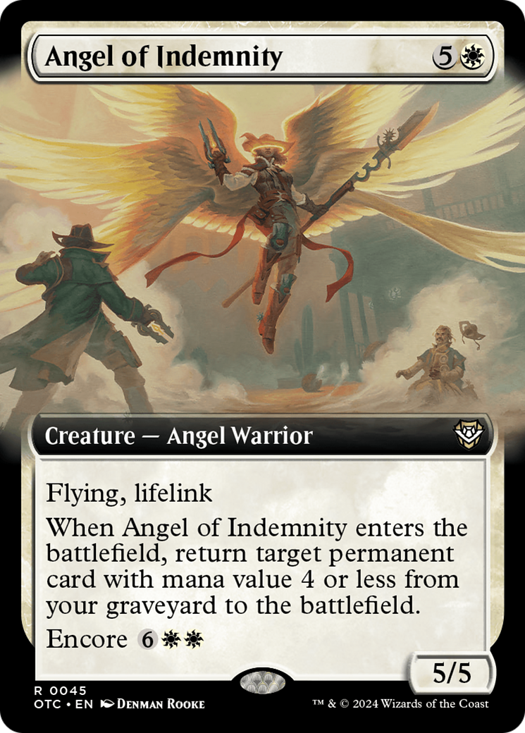 Angel of Indemnity (Extended Art) [Outlaws of Thunder Junction Commander] | Magic Magpie