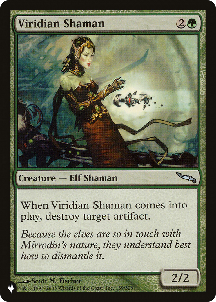 Viridian Shaman [The List Reprints] | Magic Magpie