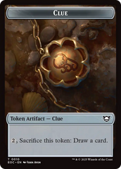 Copy // Clue Double-Sided Token [Edge of Eternities Commander Tokens] | Magic Magpie