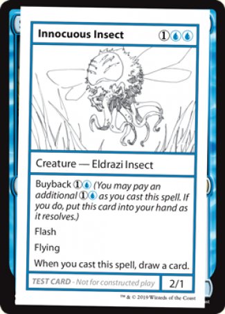 Innocuous Insect (2021 Edition) [Mystery Booster Playtest Cards] | Magic Magpie