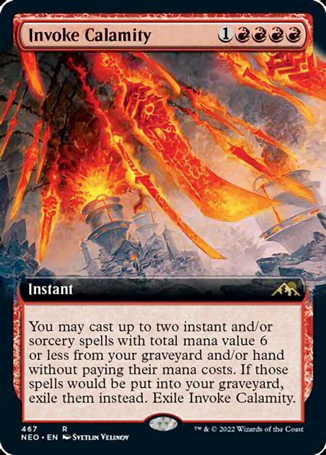 Invoke Calamity (Extended Art) [Kamigawa: Neon Dynasty] | Magic Magpie