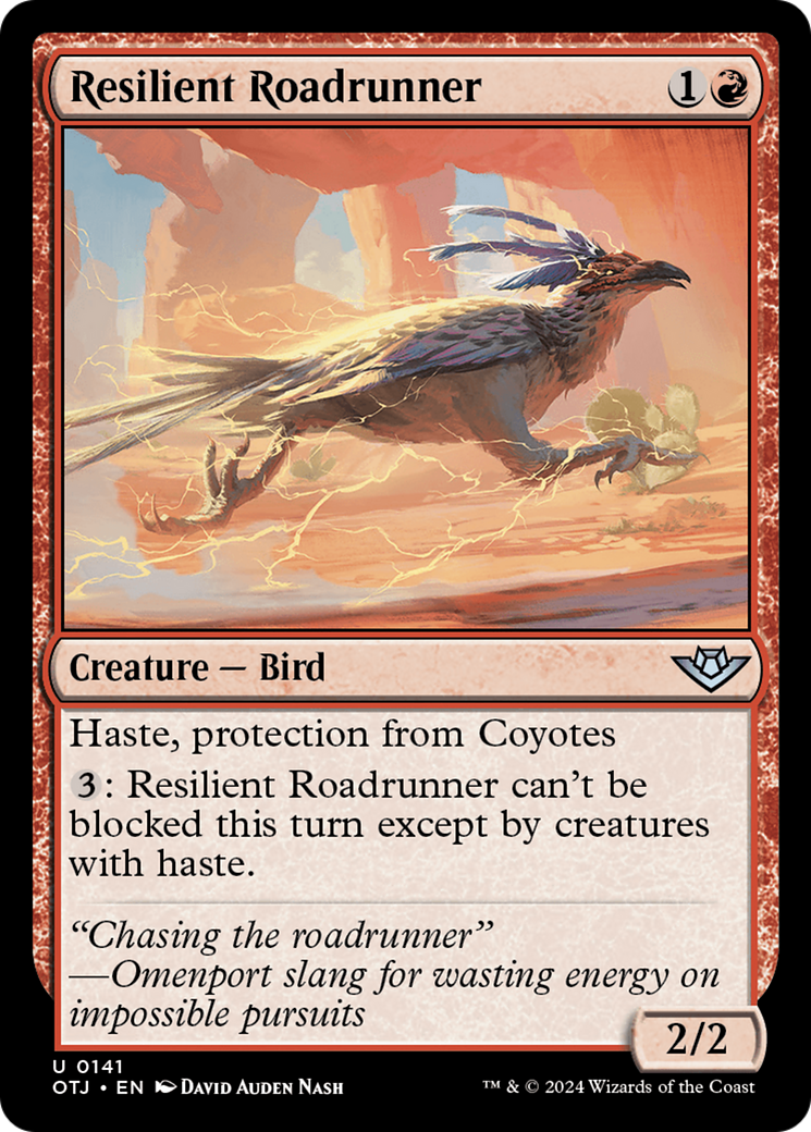 Resilient Roadrunner [Outlaws of Thunder Junction] | Magic Magpie