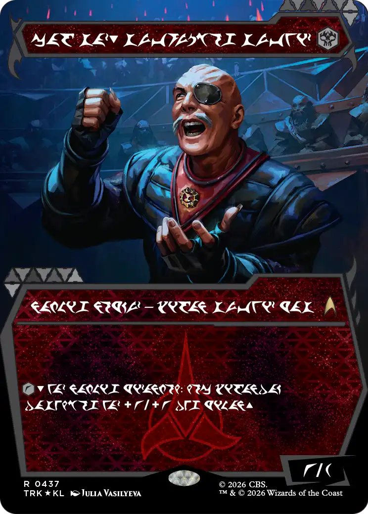 General Chang, Cold Warrior (0437) (Showcase Klingon) [Star Trek] | Magic Magpie