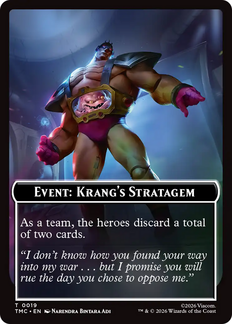 Event: Krang's Stratagem [Teenage Mutant Ninja Turtles Commander Tokens] | Magic Magpie