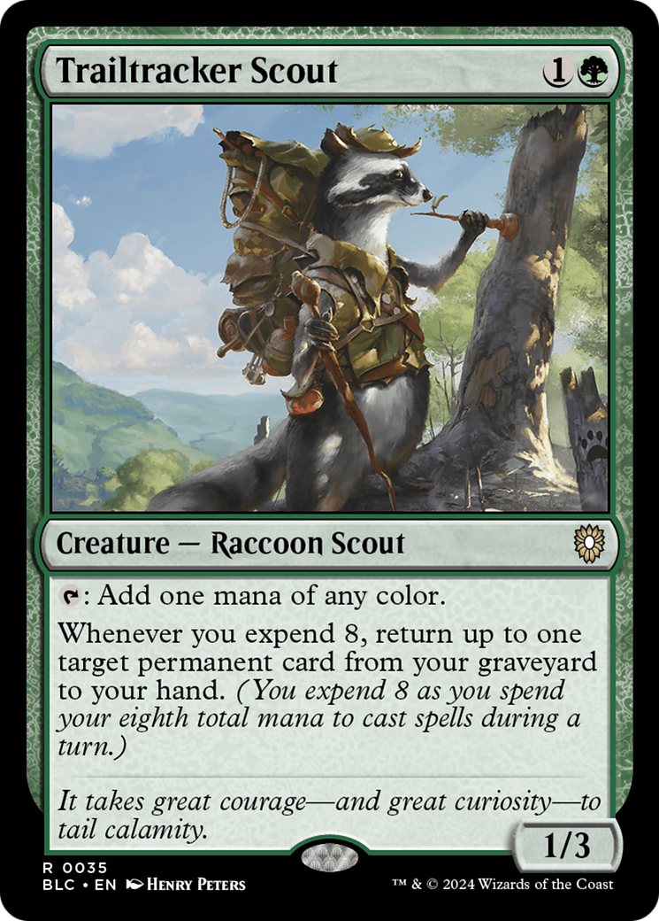 Trailtracker Scout [Bloomburrow Commander] | Magic Magpie