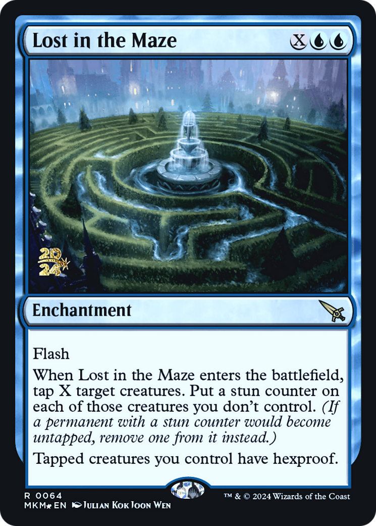 Lost in the Maze [Murders at Karlov Manor Prerelease Promos] | Magic Magpie