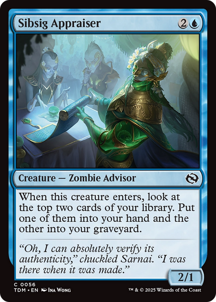Sibsig Appraiser [Tarkir: Dragonstorm] | Magic Magpie