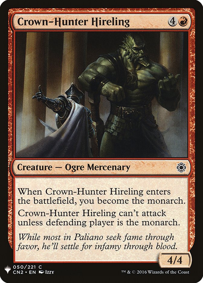 Crown-Hunter Hireling [Mystery Booster] | Magic Magpie