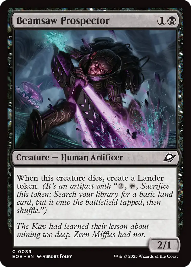 Beamsaw Prospector [Edge of Eternities] | Magic Magpie