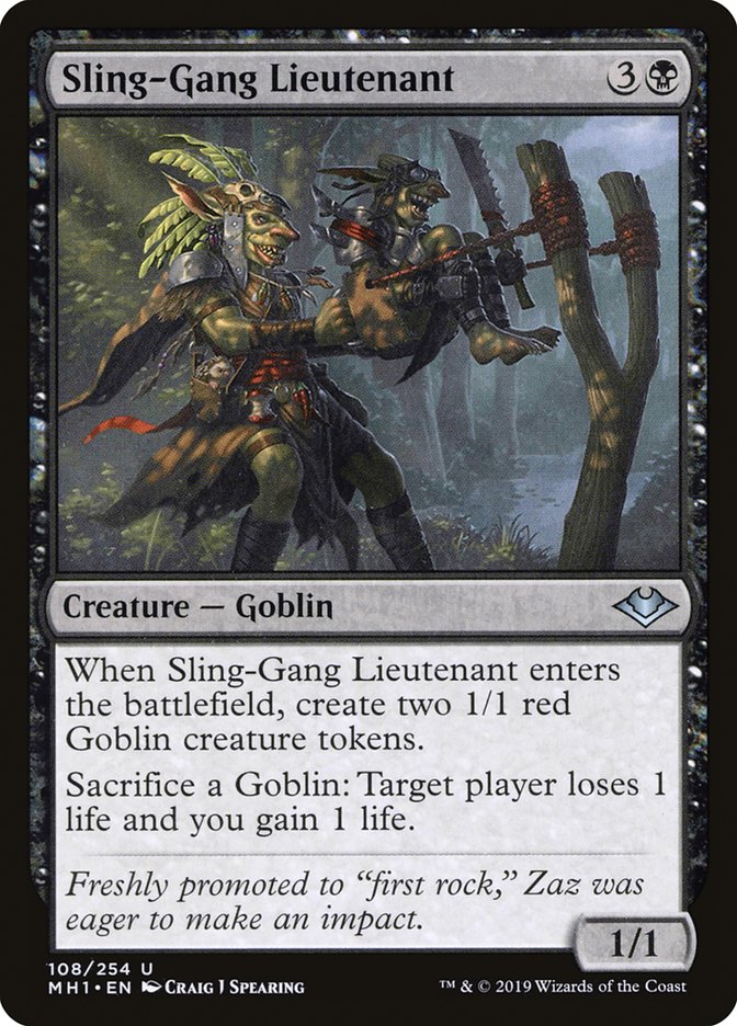 Sling-Gang Lieutenant [Modern Horizons] | Magic Magpie