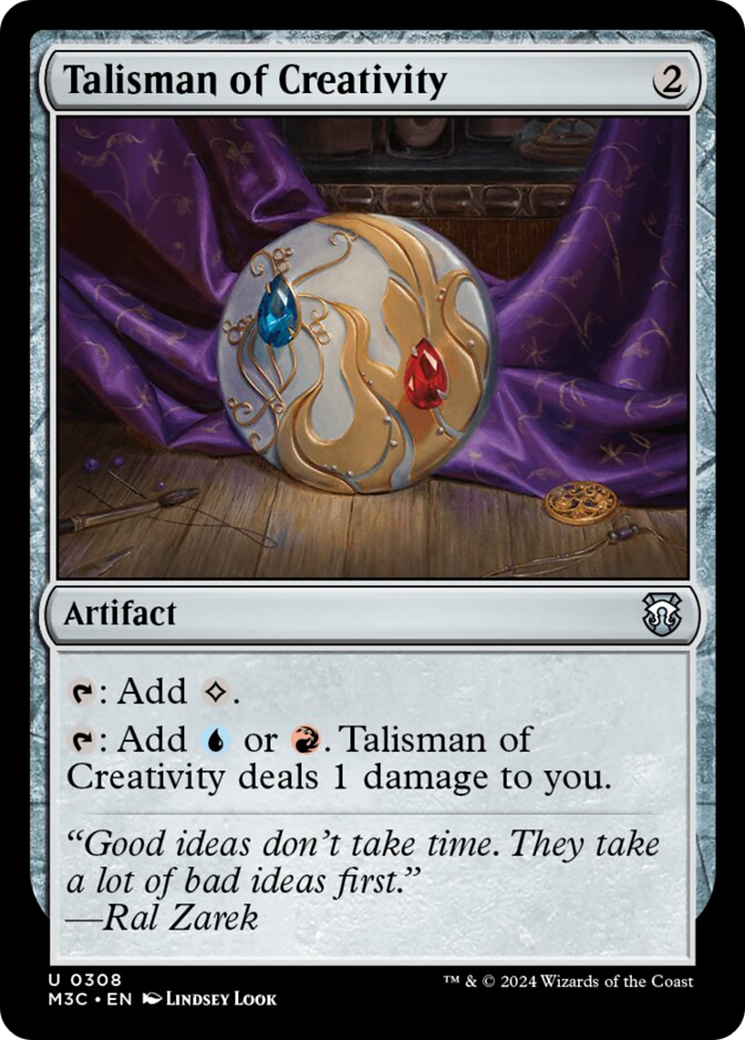 Talisman of Creativity [Modern Horizons 3 Commander] | Magic Magpie