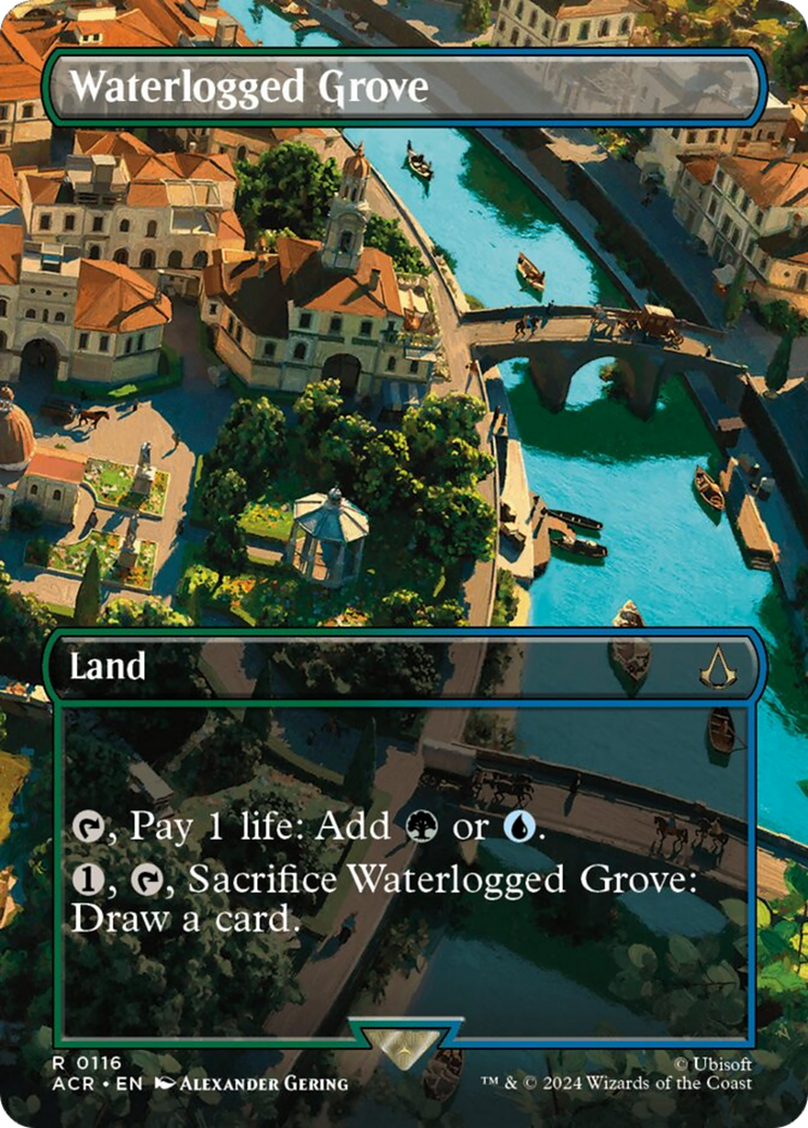 Waterlogged Grove (Borderless) [Assassin's Creed] | Magic Magpie