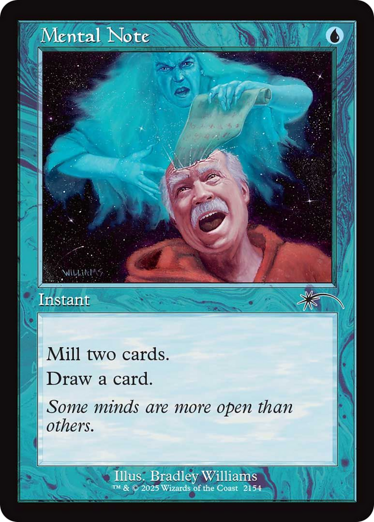 Mental Note (Retro Frame) [Secret Lair Drop Series] | Magic Magpie