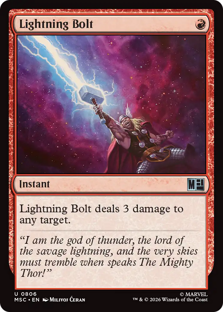 Lightning Bolt [Marvel Super Heroes Commander] | Magic Magpie