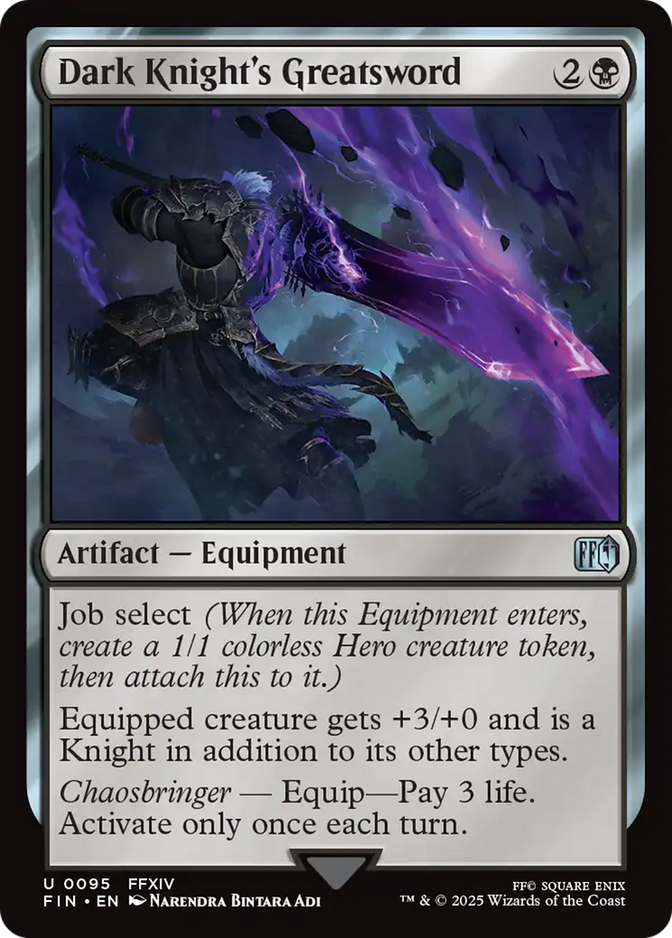 Dark Knight's Greatsword [FINAL FANTASY] | Magic Magpie