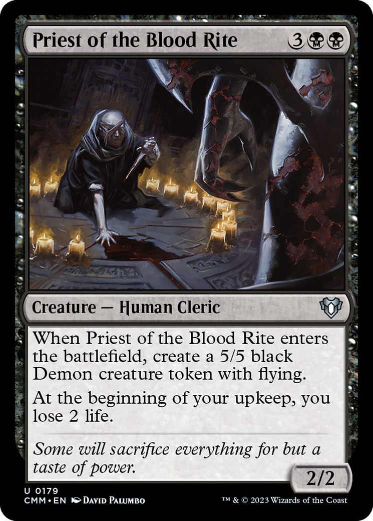 Priest of the Blood Rite [Commander Masters] | Magic Magpie