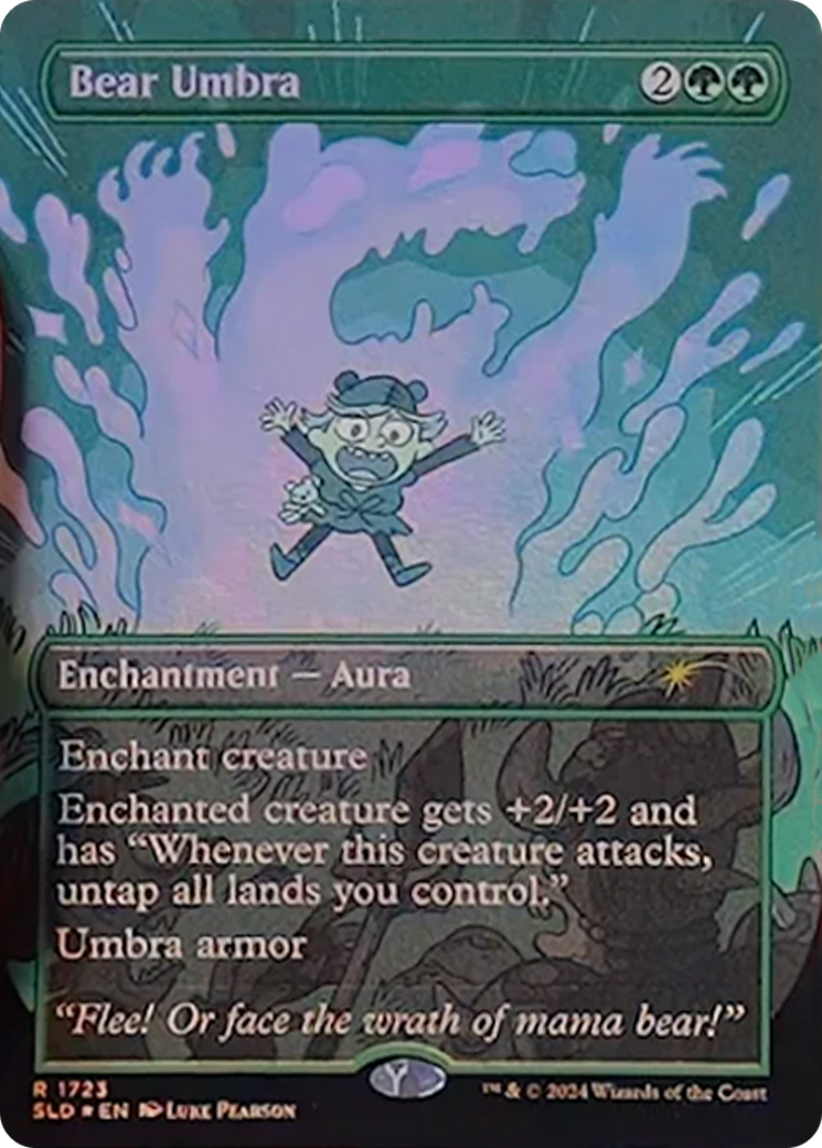 Bear Umbra (Rainbow Foil) [Secret Lair Drop Series] | Magic Magpie
